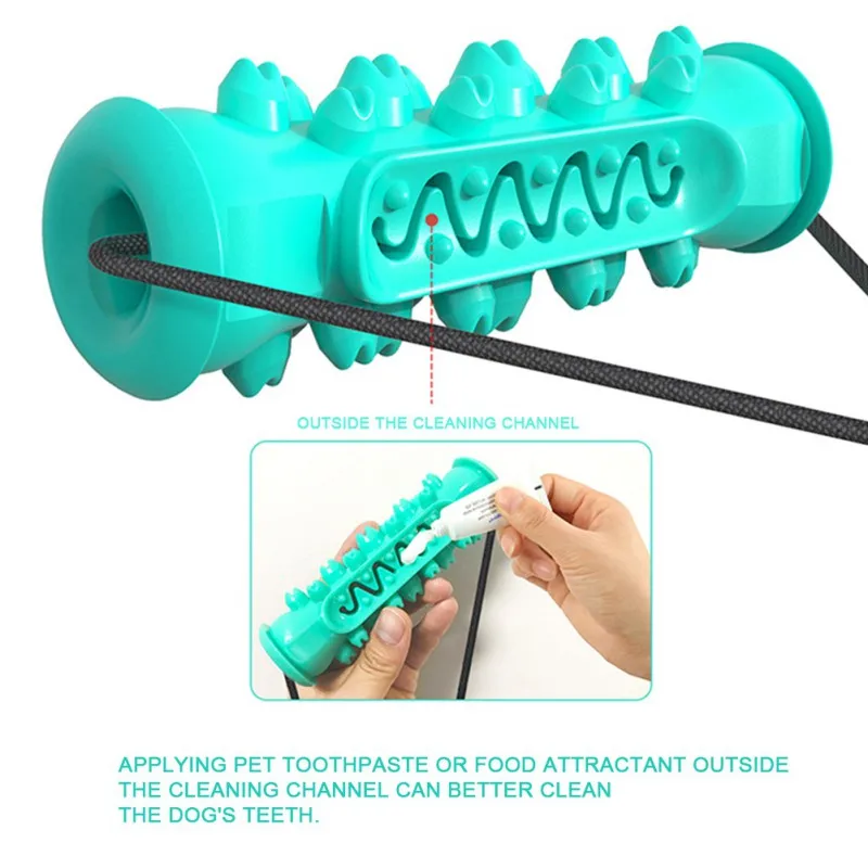 Pet Dog Chewer Squeaky Toy Rope Toothbrush Molar Bite-Resistan Double Sucker Serrated Molar Stick Interactive Dog Aggressive Toy
Pet Dog Chewer Squeaky Toy Rope Toothbrush Molar Bite-Resistan Double Sucker Serrated Molar Stick Interactive Dog Aggressive Toy