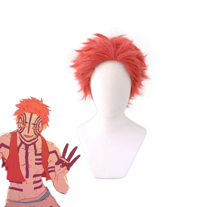 Anime Demon Slayer Kimetsu no Yaiba Komaji Akaza Short Wig Cosplay Costume Heat Resistant Synthetic Hair Wigs
Anime Demon Slayer Kimetsu no Yaiba Komaji Akaza Short Wig Cosplay Costume Heat Resistant Synthetic Hair Wigs