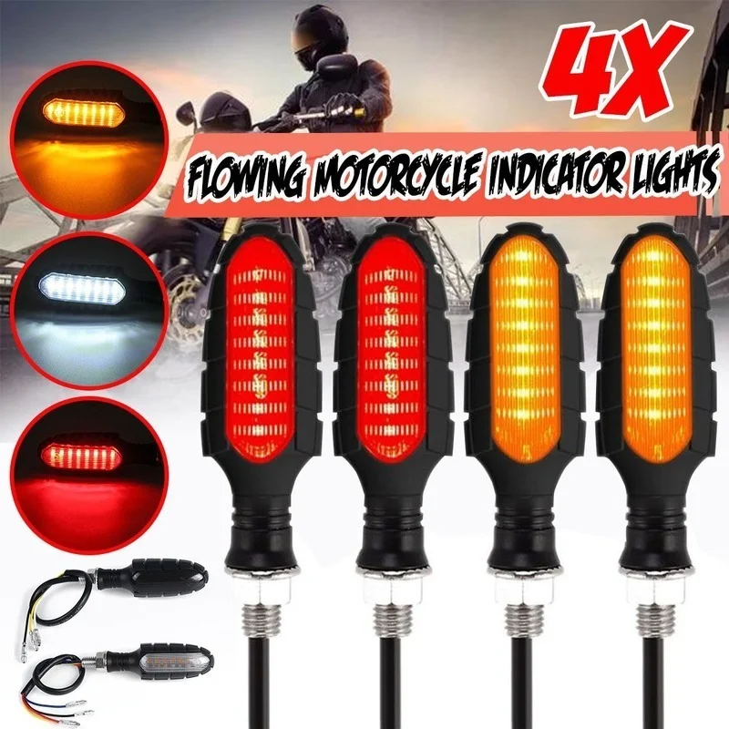 2/4pcs Universal LED Motorcycle Turn Signals Motorcycle Indicator White Yellow Red Light for Motorcycle Accessories
2/4pcs Universal LED Motorcycle Turn Signals Motorcycle Indicator White Yellow Red Light for Motorcycle Accessories