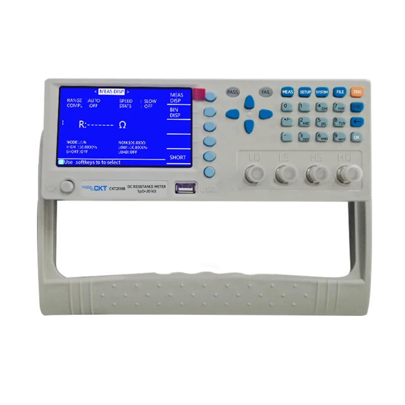 CKT2516B DC Низкий омметр микро ом измеритель сопротивления с измерительным