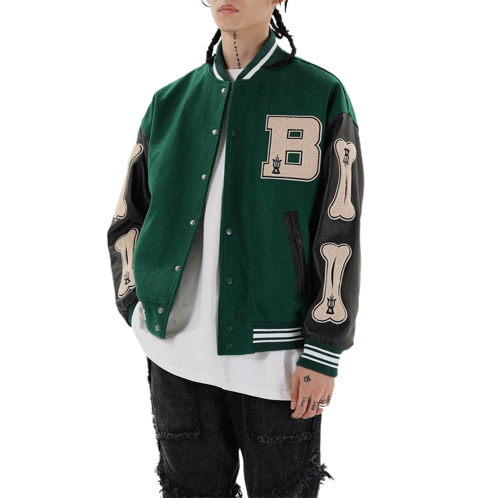 2021 Spring And Autumn Vibe Style Baseball Uniform New Bomber Jacket For Women Letter Embroidery Jackets Oversized Coat
2021 Spring And Autumn Vibe Style Baseball Uniform New Bomber Jacket For Women Letter Embroidery Jackets Oversized Coat