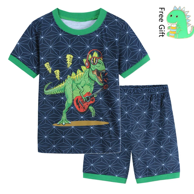 Dinosaur Boys Homeware Two Piece Set Dinosaur 100% Cotton Premium Quality Tracksuit Short Top and Shorts Pants Summer Tracksuits
Dinosaur Boys Homeware Two Piece Set Dinosaur 100% Cotton Premium Quality Tracksuit Short Top and Shorts Pants Summer Tracksuits