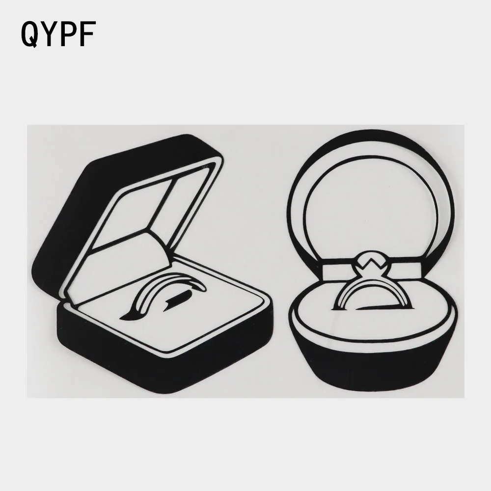 QYPF 16.9CM×10.4CM Decal Engagement Ring In Box Vinyl Car Sticker Black/Silver 2A-0208
QYPF 16.9CM×10.4CM Decal Engagement Ring In Box Vinyl Car Sticker Black/Silver 2A-0208