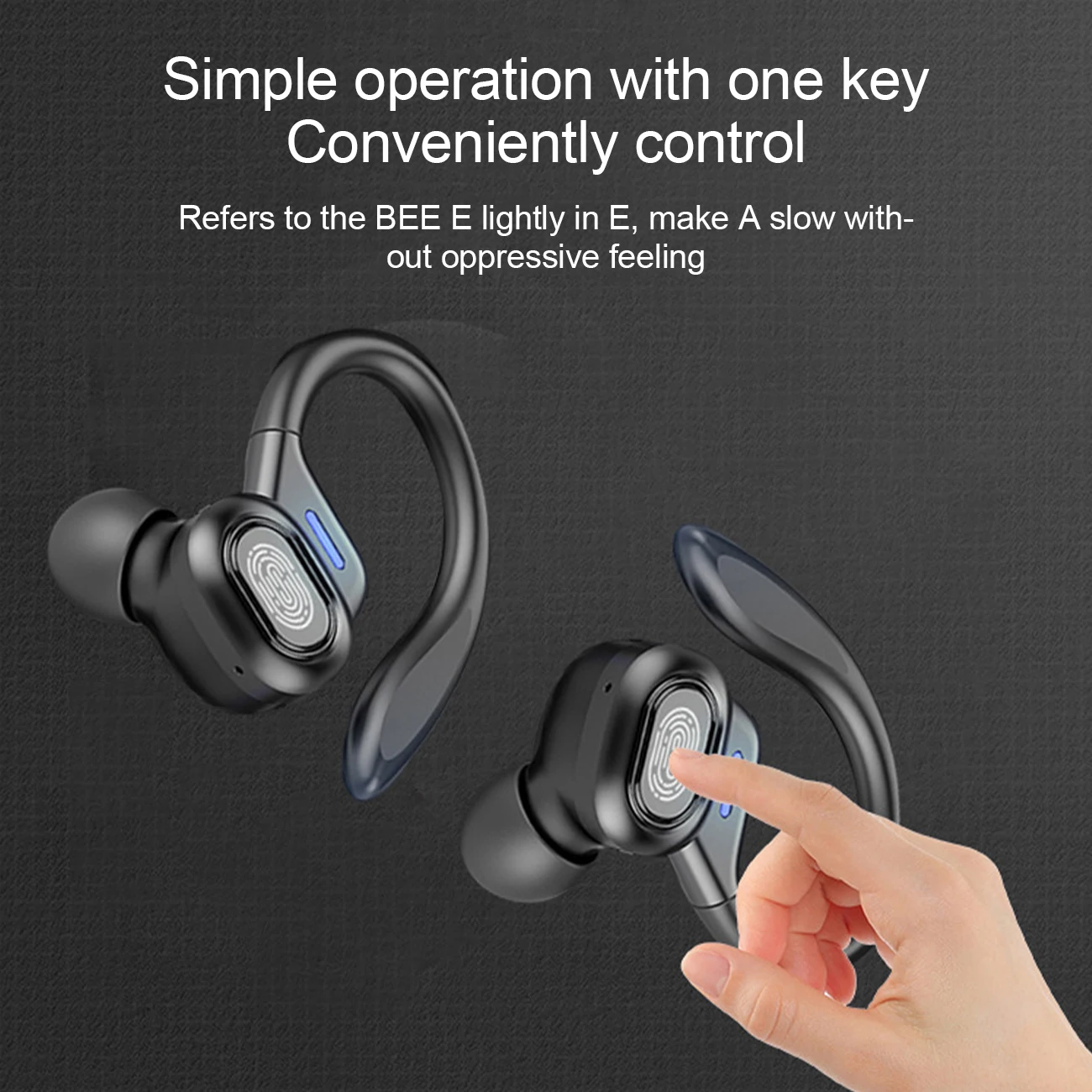 TWS Bluetooth5.0 Headset Wireless Earbuds Earphones HD HiFi Stereo Headphones Ear Hook IPX6 Waterproof Sports Running Gym
TWS Bluetooth5.0 Headset Wireless Earbuds Earphones HD HiFi Stereo Headphones Ear Hook IPX6 Waterproof Sports Running Gym