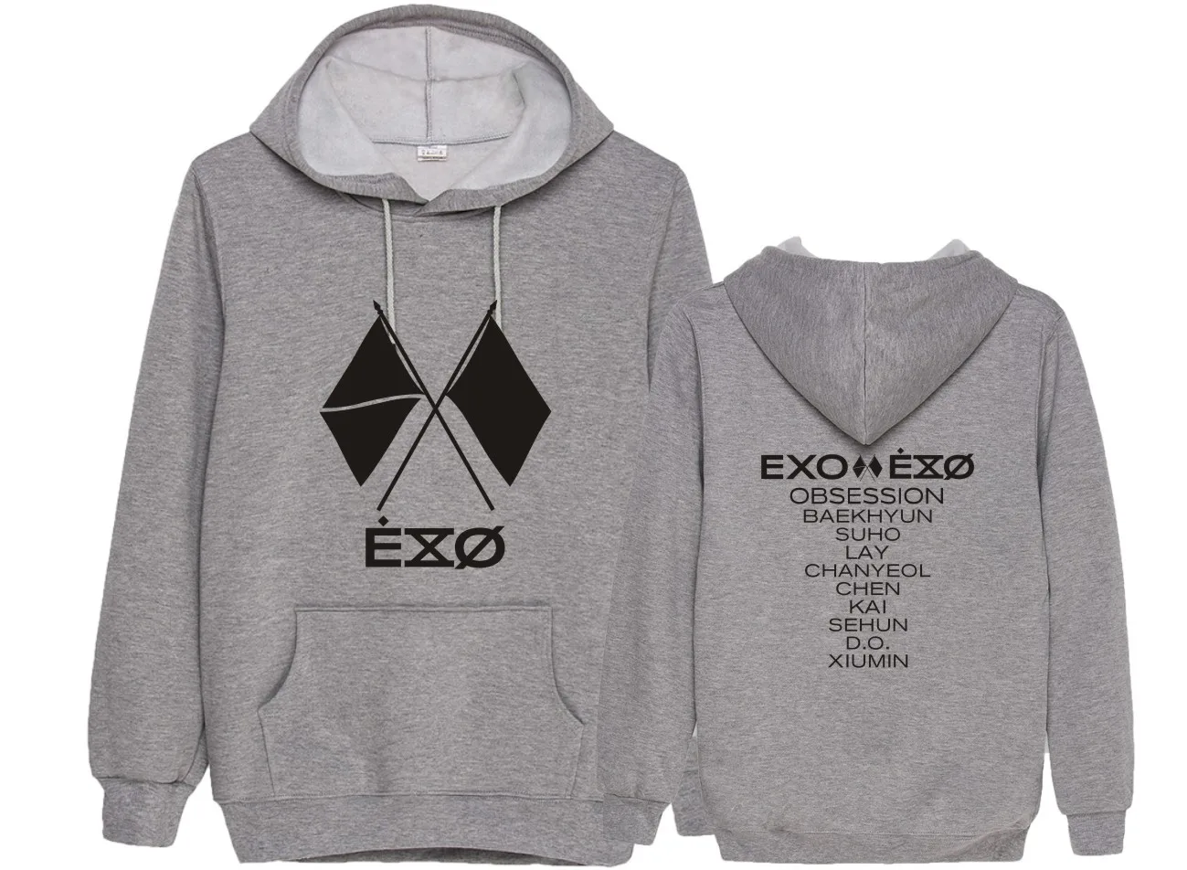 kpop EXO Autumn Winter Casual Oversized Hoodie Solid Pockets Long Sweatshirt Pullover Kpop Hoodies Women Tops Loose Outerwear
kpop EXO Autumn Winter Casual Oversized Hoodie Solid Pockets Long Sweatshirt Pullover Kpop Hoodies Women Tops Loose Outerwear