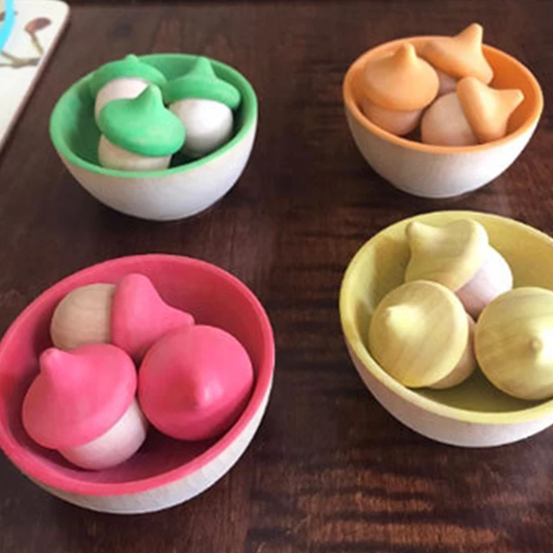 8 Acorns 2 Bowls Set Wooden Handicraft Decor Kit Compatible with DIY Painting Art Projects Wedding Party Decoration 87HA
8 Acorns 2 Bowls Set Wooden Handicraft Decor Kit Compatible with DIY Painting Art Projects Wedding Party Decoration 87HA