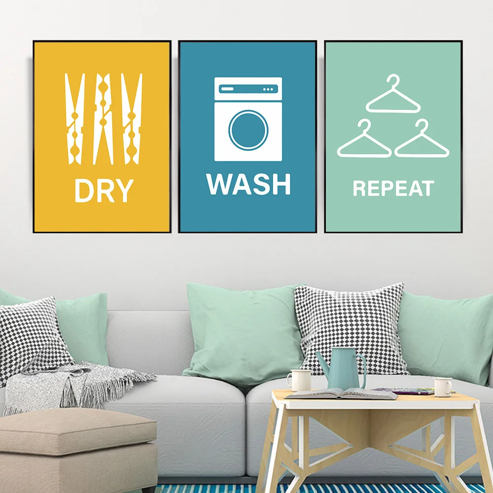 Nordic Decoration Picture Dry Cleaning Repeat Restroom Poster Canvas Painting Laundry Poster Hanger Wall Art Print Home Decor
Nordic Decoration Picture Dry Cleaning Repeat Restroom Poster Canvas Painting Laundry Poster Hanger Wall Art Print Home Decor