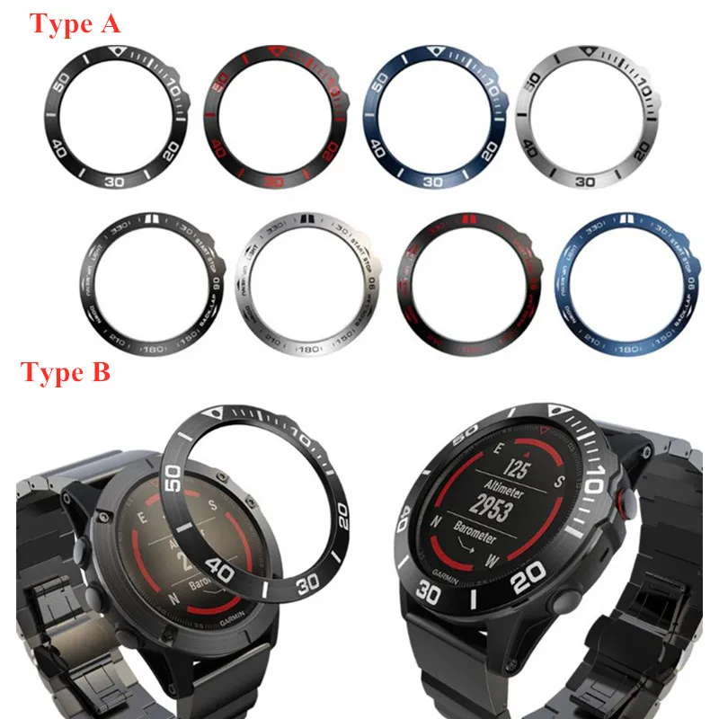 Anti-scratch Metal Bezel Ring Adhesive Cover Replacement For Garmin Fenix 5X Smart watch And Fenix 5X Plus Classic Smart Watch
Anti-scratch Metal Bezel Ring Adhesive Cover Replacement For Garmin Fenix 5X Smart watch And Fenix 5X Plus Classic Smart Watch