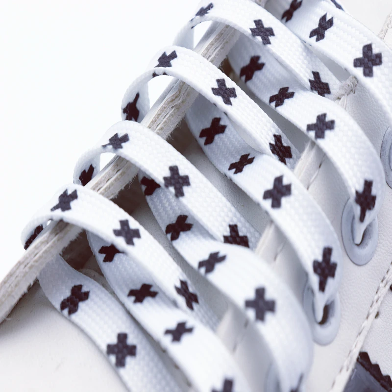 Coolstring 8MM Black White Special Shoelace Heat Transfer X Symbol Printing Lace Suit For Canvas Sneaker 10 pairs/lot In Selling 
Coolstring 8MM Black White Special Shoelace Heat Transfer X Symbol Printing Lace Suit For Canvas Sneaker 10 pairs/lot In Selling