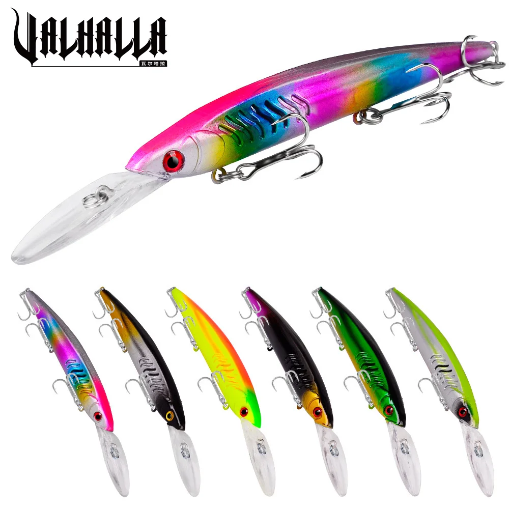 VALHALLA 6 шт. приманки в виде гольяна 15 см 12 г Плавающие приманки длинные блесны жесткие Искусственные воблеры приманки для рыбалки
VALHALLA 6 шт. приманки в виде гольяна 15 см 12 г Плавающие приманки длинные блесны жесткие Искусственные воблеры приманки для рыбалки