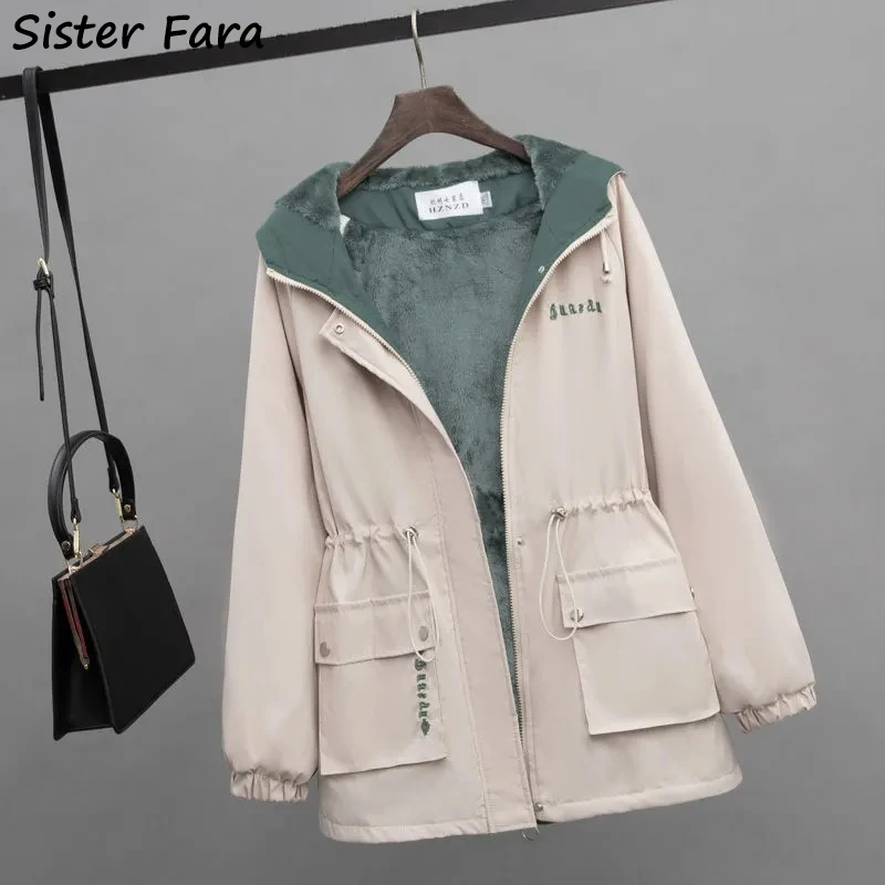 Sister Fara 2021 Winter Short Plus Velvet Hooded Jacket Coat Women Warm Thicken Casual Overcoat Plus Size 2XL Female Winter Coat
Sister Fara 2021 Winter Short Plus Velvet Hooded Jacket Coat Women Warm Thicken Casual Overcoat Plus Size 2XL Female Winter Coat