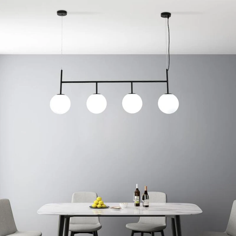 Nordic Restaurant Glass Ball Molecular Lamp Post-modern Creative Personality Art Clothing Bar Long Dining Table Chandelier
Nordic Restaurant Glass Ball Molecular Lamp Post-modern Creative Personality Art Clothing Bar Long Dining Table Chandelier
