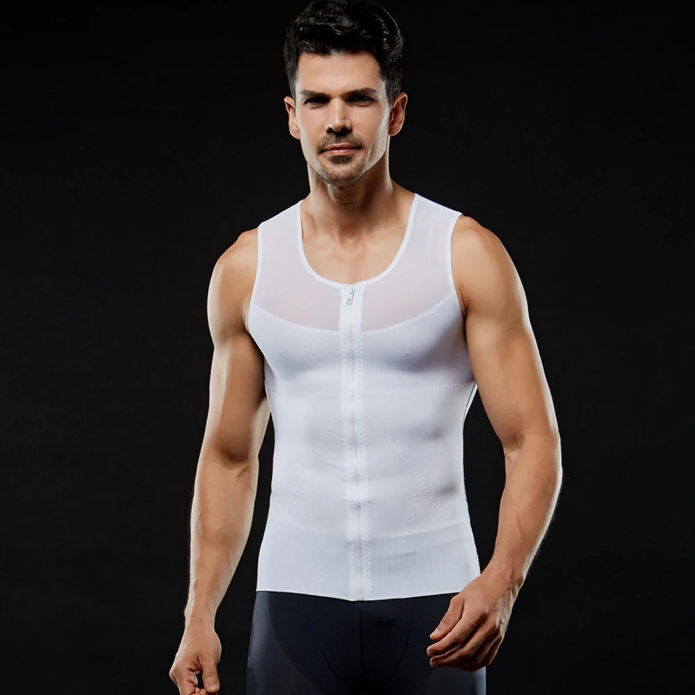 Men Corset Body Slimming Shapewear Fitness Vest Shirt Compression Abdomen Tummy Belly Control Waist Cincher Ventre Plat Homme
Men Corset Body Slimming Shapewear Fitness Vest Shirt Compression Abdomen Tummy Belly Control Waist Cincher Ventre Plat Homme
