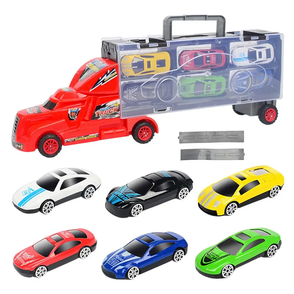 Transport Toys Semi Truck Toy Car Toys For Kids Transport Toys Carrier Truck With 6 Stylish Metal Model Cars And Carrying Case P 
Transport Toys Semi Truck Toy Car Toys For Kids Transport Toys Carrier Truck With 6 Stylish Metal Model Cars And Carrying Case P