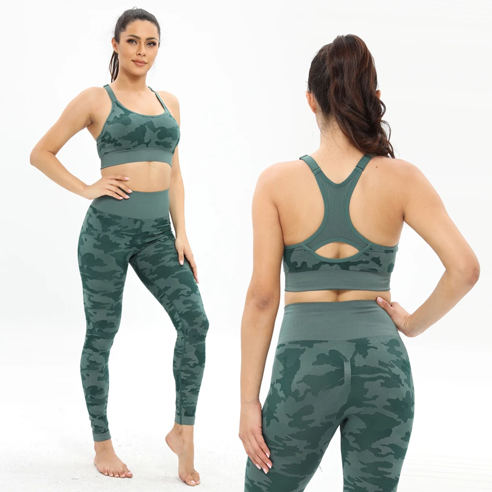 Камуфляжный бесшовный комплект для йоги, женская одежда для фитнеса, тренажерного зала, комплект леггинсов с высокой талией, бюстгальтер пу...
Камуфляжный бесшовный комплект для йоги, женская одежда для фитнеса, тренажерного зала, комплект леггинсов с высокой талией, бюстгальтер пу...