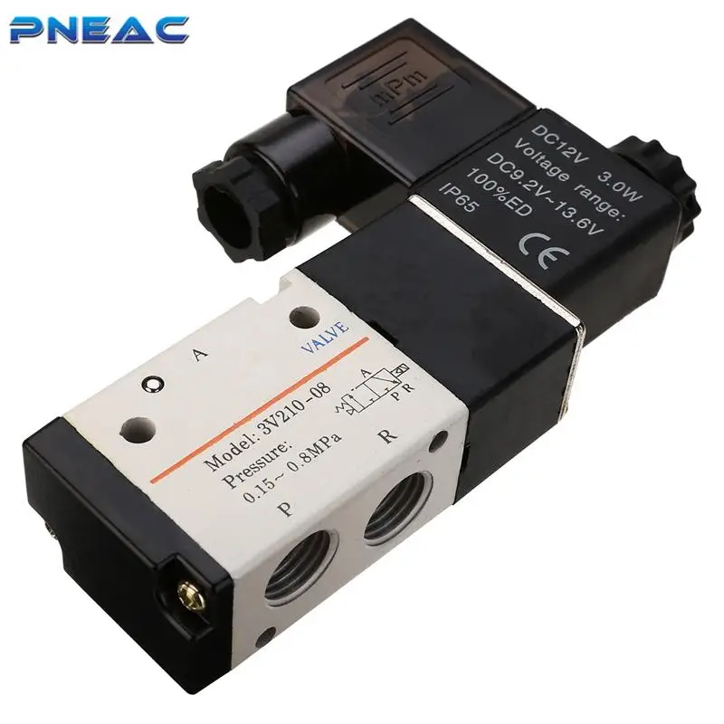 Pneac 3V210-08 DC AC 3 Way 2 Позиция Пневматический Алюминий электромагнитные клапаны Электрический соленоид клапан
Pneac 3V210-08 DC AC 3 Way 2 Позиция Пневматический Алюминий электромагнитные клапаны Электрический соленоид клапан