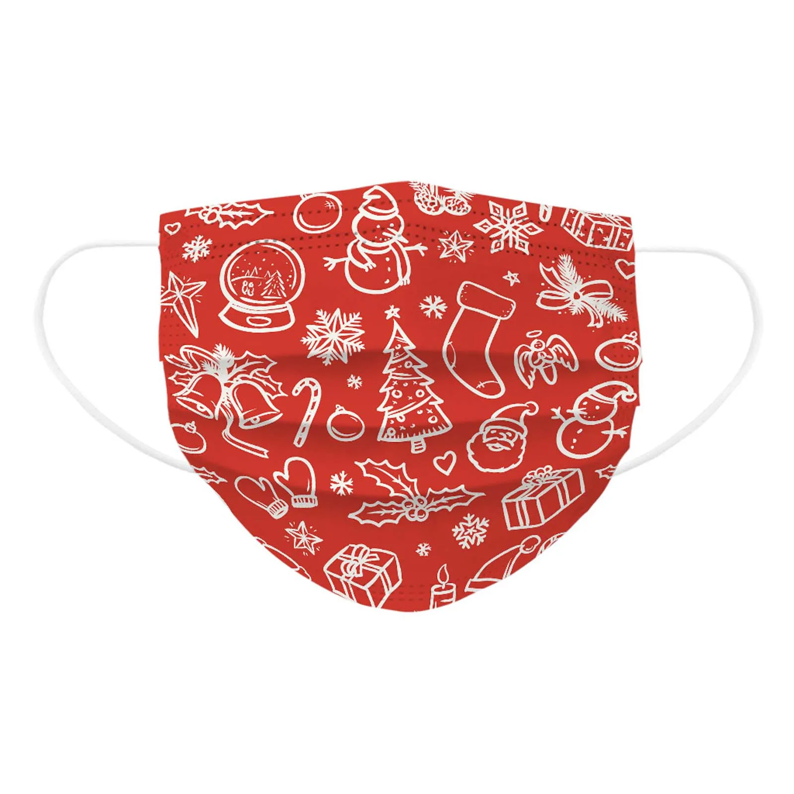 100pc Christmas Adult cartoon Mask breathable protective Face Mask disposable high quality 3Ply Ear Loop mascarillas
100pc Christmas Adult cartoon Mask breathable protective Face Mask disposable high quality 3Ply Ear Loop mascarillas
