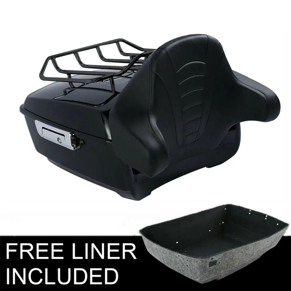 Motorcycle 13.7" King Pack Trunk Rack Backrest For Harley Tour Pak Touring Road King Electra Street Glide FLHTCU FLHRC 2014-2020
Motorcycle 13.7" King Pack Trunk Rack Backrest For Harley Tour Pak Touring Road King Electra Street Glide FLHTCU FLHRC 2014-2020
