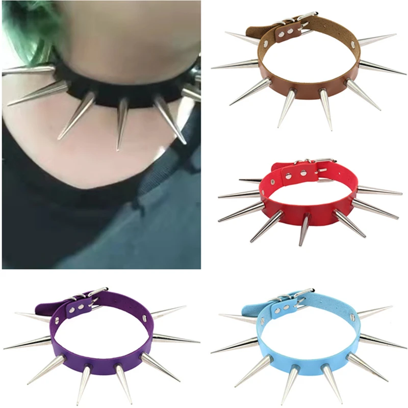 Exaggerated Super Long Pointed Rivet Collar Necklace Jewelry Girl Domineering Cool Neck Chain Clavicle Women Bar Accessories
Exaggerated Super Long Pointed Rivet Collar Necklace Jewelry Girl Domineering Cool Neck Chain Clavicle Women Bar Accessories