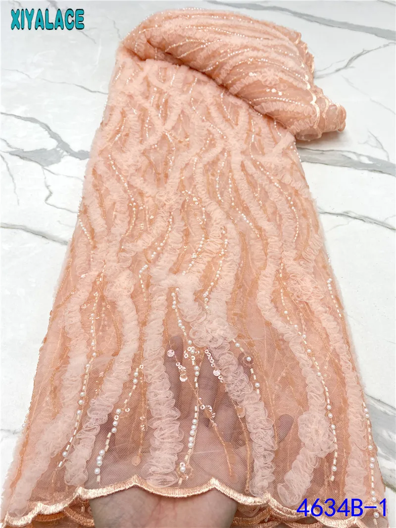 Nigerian Lace Fabric 2021 High Quality Lace Chantilly Lace Fabric Luxury Cord Fabric Embroidery Velvet Lace with Sequins KS4633B
Nigerian Lace Fabric 2021 High Quality Lace Chantilly Lace Fabric Luxury Cord Fabric Embroidery Velvet Lace with Sequins KS4633B
