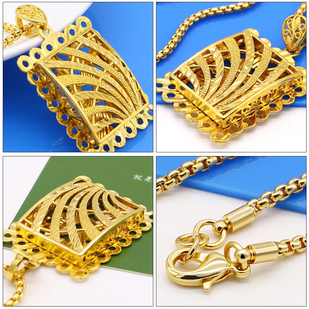 New Gold Colour Necklace Man Women Suitable Geometric Pendant 925 Silver Necklace Luxury Jewelry Birthday party Chains 
New Gold Colour Necklace Man Women Suitable Geometric Pendant 925 Silver Necklace Luxury Jewelry Birthday party Chains