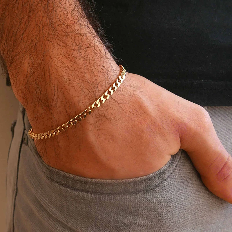 Mens Simple 3-11mm Stainless Steel Curb Cuban Link Chain Bracelets for Women Unisex Wrist Jewelry Gifts
Mens Simple 3-11mm Stainless Steel Curb Cuban Link Chain Bracelets for Women Unisex Wrist Jewelry Gifts