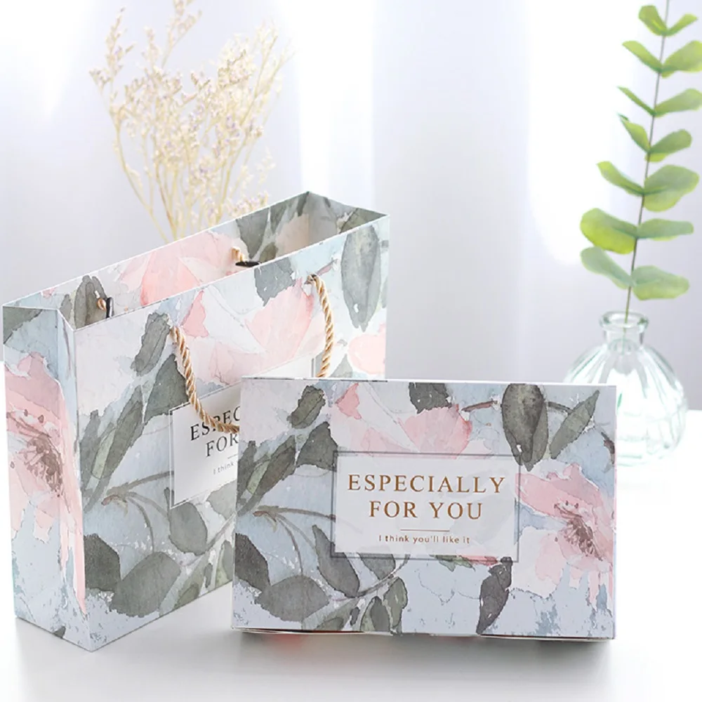 21*14*5cm 10pcs light blue pink flower Theme Cookie Gift Paper Box Macaron Chocolate Snacks Sweet Candy Packaging Boxes
21*14*5cm 10pcs light blue pink flower Theme Cookie Gift Paper Box Macaron Chocolate Snacks Sweet Candy Packaging Boxes