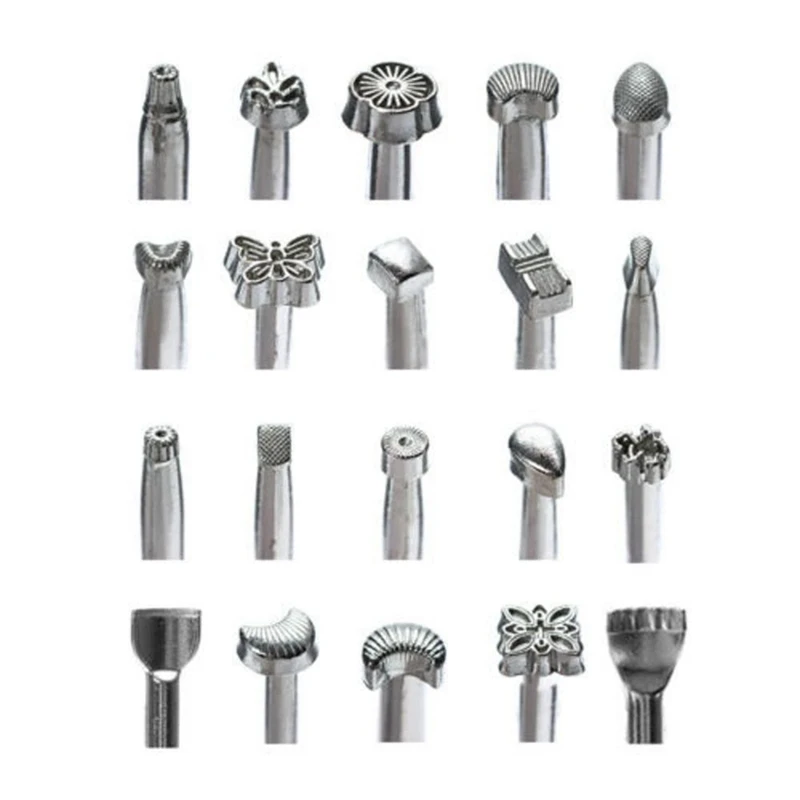 20 Pieces of Leather Stamping Tool Leather Work Saddle Making Stamp Tool Leather Stamp Puncher
20 Pieces of Leather Stamping Tool Leather Work Saddle Making Stamp Tool Leather Stamp Puncher