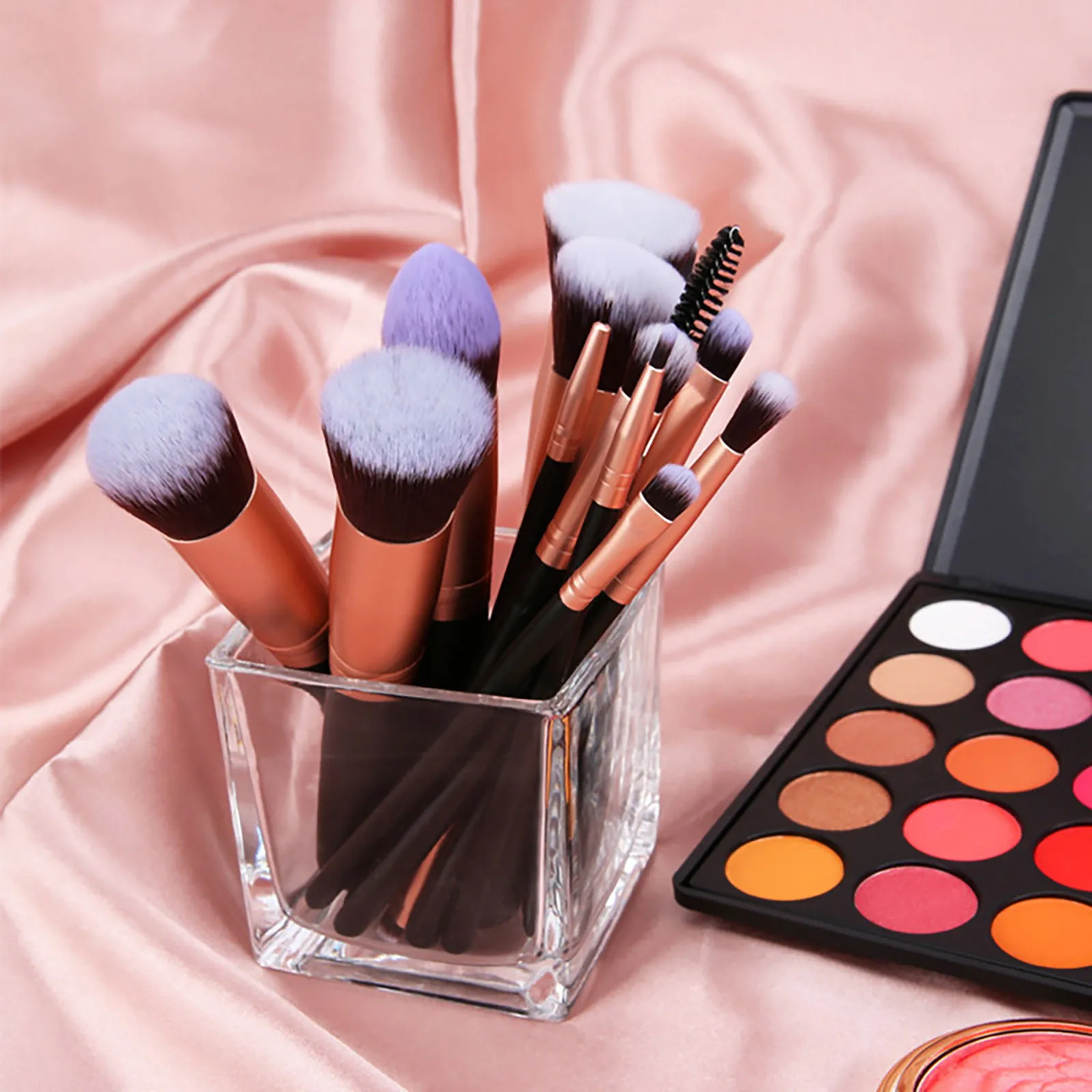 14pcs Makeup Brushes Set For Foundation Powder Blusher Lip Eyebrow Eyeshadow Eyeliner Brush Cosmetic Tool Black #4 
14pcs Makeup Brushes Set For Foundation Powder Blusher Lip Eyebrow Eyeshadow Eyeliner Brush Cosmetic Tool Black #4