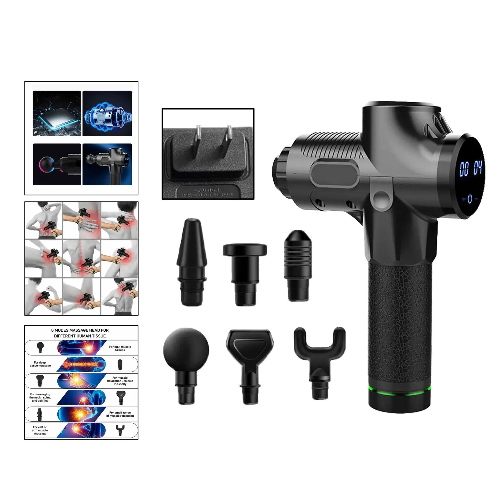 Cordless Massage Gun Percussion Deep Tissue Massager Muscle Relax Body Leg
Cordless Massage Gun Percussion Deep Tissue Massager Muscle Relax Body Leg