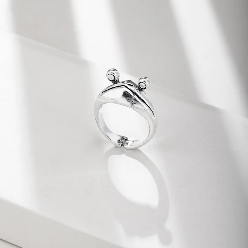 Frog Toad Animal Rings for Women men Artistic Design Retro Opening Resizable Unisex Female Statement Rings Silver Color Gift
Frog Toad Animal Rings for Women men Artistic Design Retro Opening Resizable Unisex Female Statement Rings Silver Color Gift