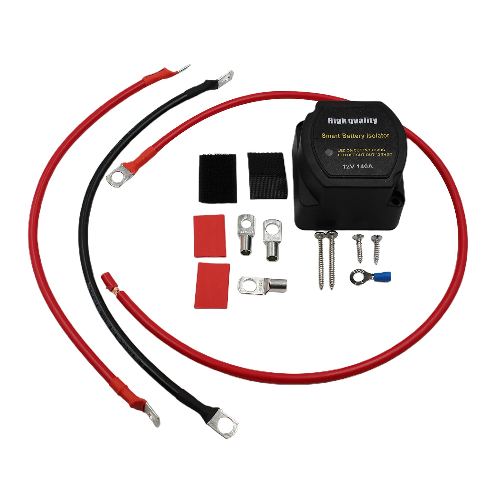 Умный изолятор батареи 12 В, а, чувствительное реле напряжения для ATV UTV Boats RV 
Умный изолятор батареи 12 В, а, чувствительное реле напряжения для ATV UTV Boats RV