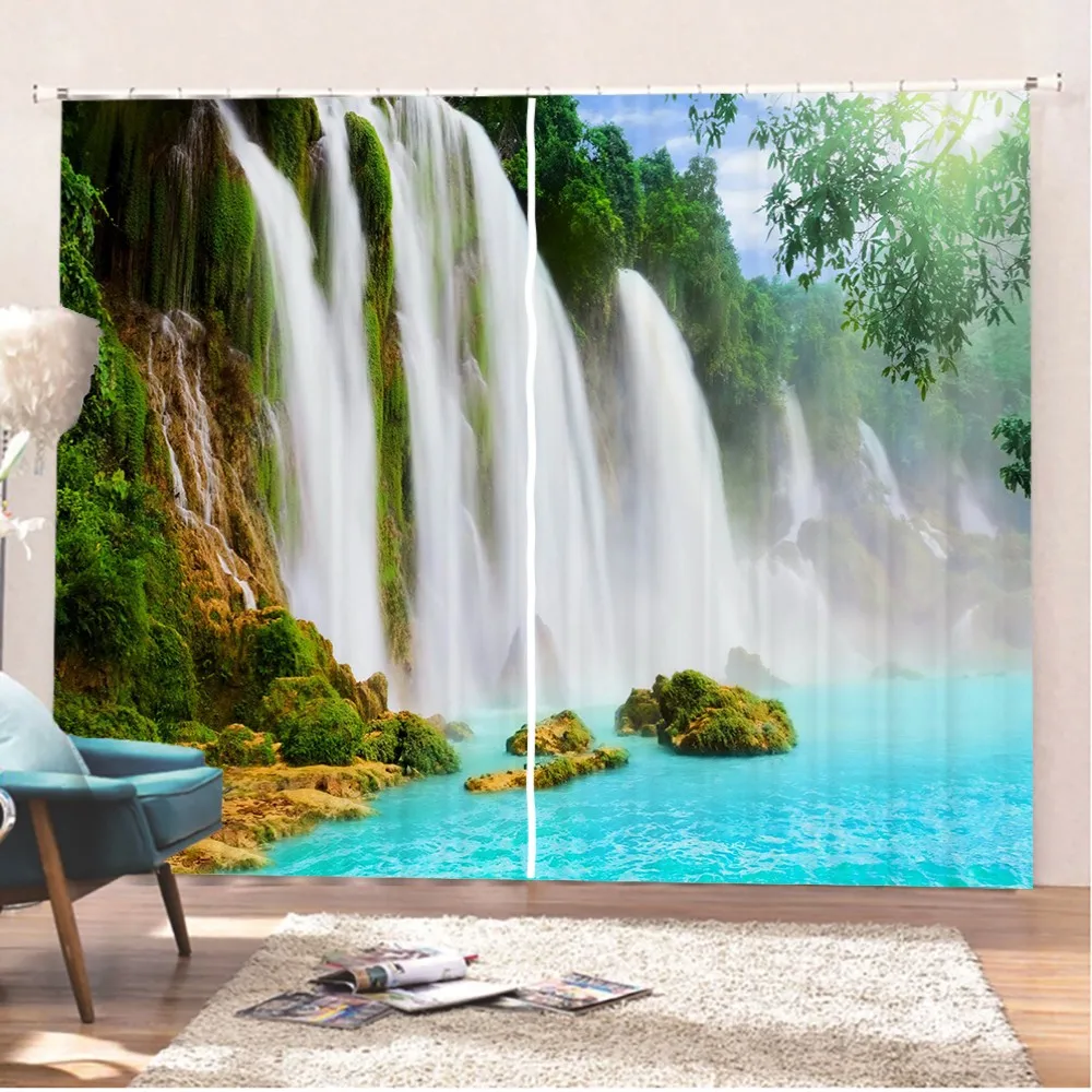 Waterfall Window Curtains 2 Panels Natural Scenery Parlour Window Treatments 3D Print For Living Room Home Decor Window Drapes
Waterfall Window Curtains 2 Panels Natural Scenery Parlour Window Treatments 3D Print For Living Room Home Decor Window Drapes