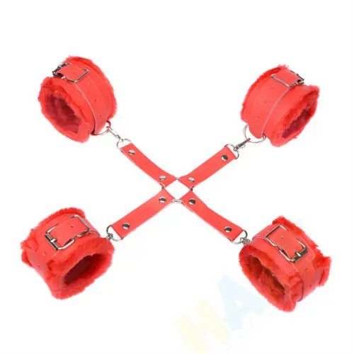 Bondage Plush Handcuffs Wrist To Ankle Cuffs Straps Restraint Locking Cross Back
Bondage Plush Handcuffs Wrist To Ankle Cuffs Straps Restraint Locking Cross Back