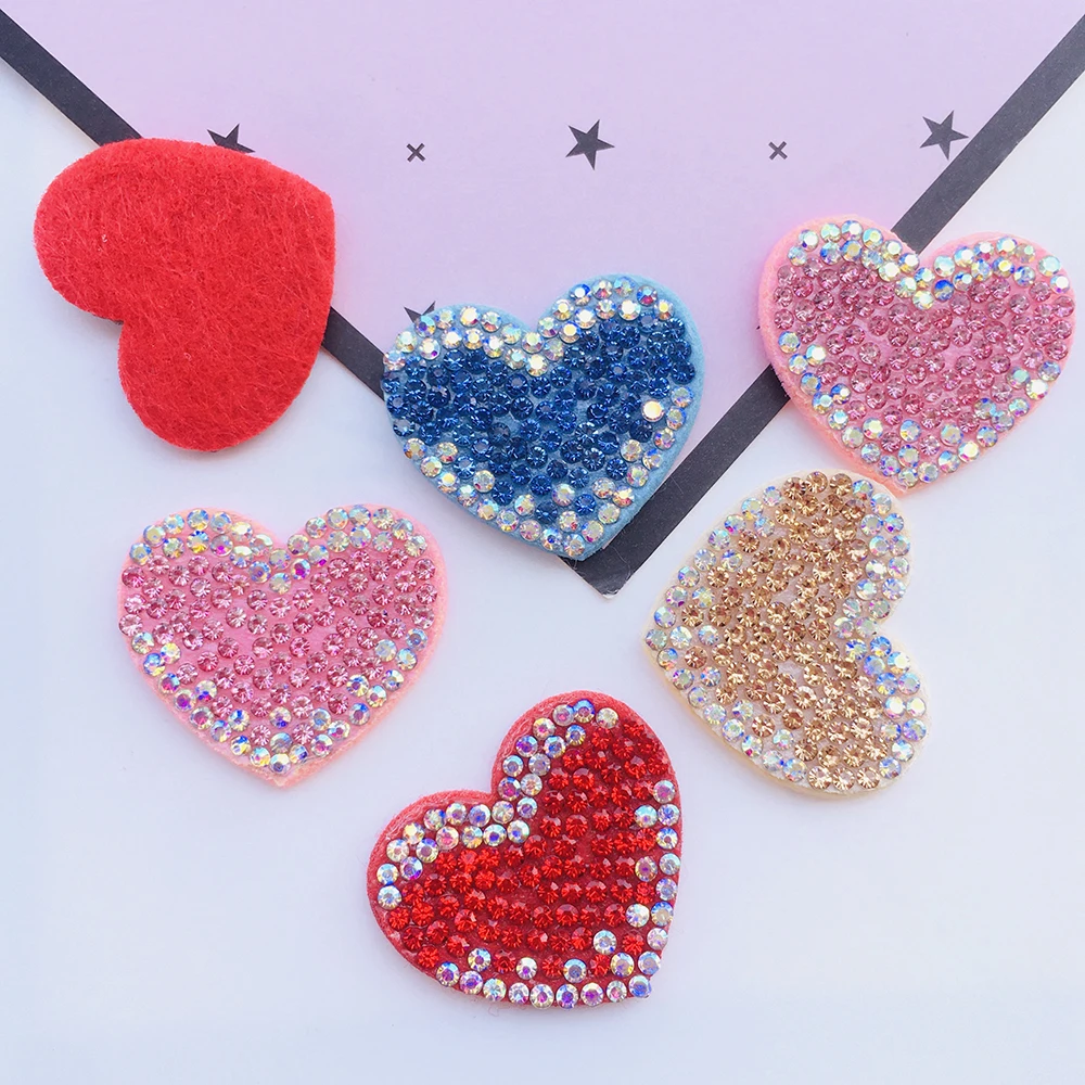 10Pcs 25*30mm Rhinestone Love Heart Shape Applique for DIY Clothes Hat Shoes Patches Headwear Hair Clip Bow Decor Accessories
10Pcs 25*30mm Rhinestone Love Heart Shape Applique for DIY Clothes Hat Shoes Patches Headwear Hair Clip Bow Decor Accessories