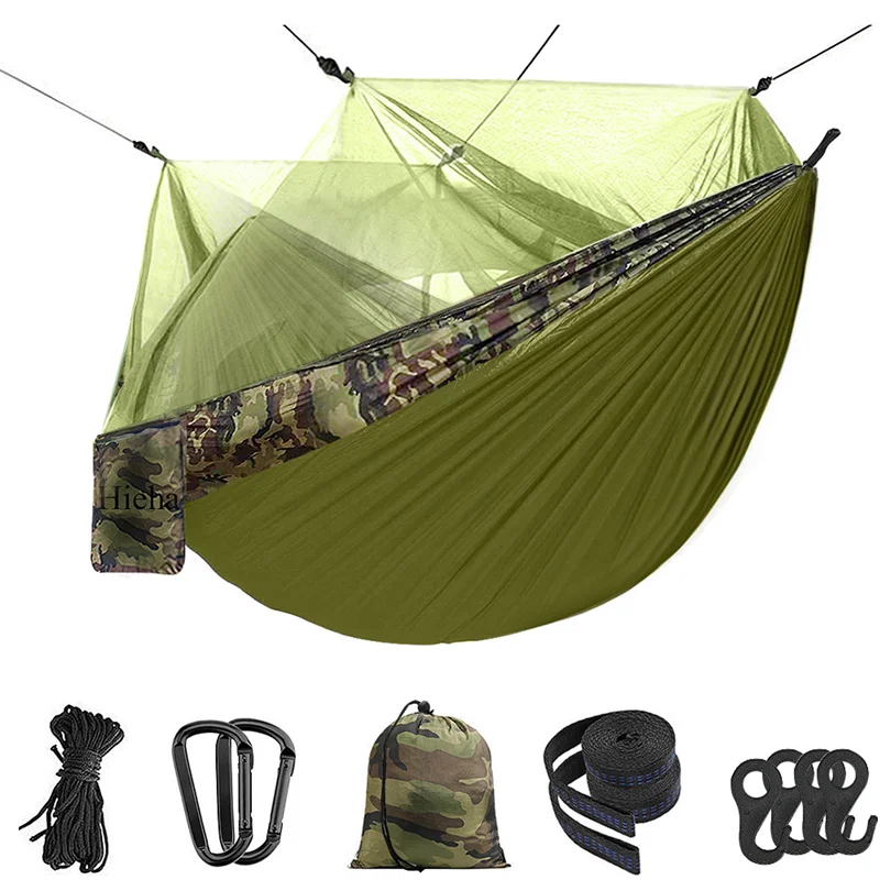 300*200cm Outdoor Mosquito Net Hammock Double Camouflage Hammock Nylon Mosquito-Proof Camping Tent
300*200cm Outdoor Mosquito Net Hammock Double Camouflage Hammock Nylon Mosquito-Proof Camping Tent