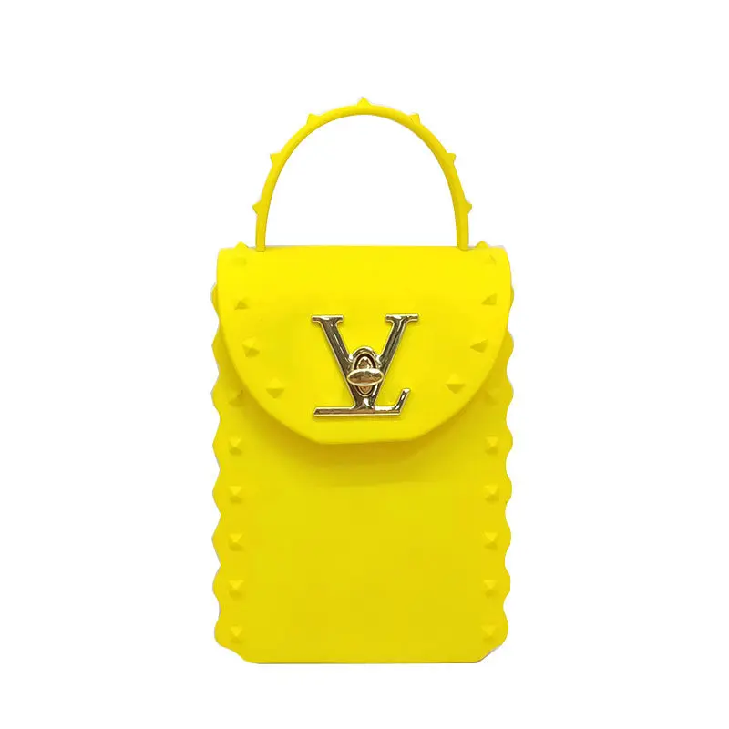 THREEPEAS New Fashion Jelly Bag Rivet Phone Handbag Mini Chain Crossbody Bag for Women Messenger Bags Ladies Crossbody Purse
THREEPEAS New Fashion Jelly Bag Rivet Phone Handbag Mini Chain Crossbody Bag for Women Messenger Bags Ladies Crossbody Purse