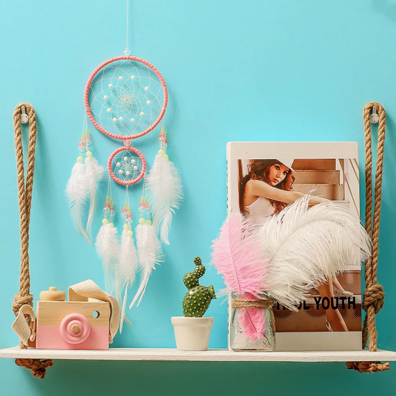 Fashion Feather Wind Chimes Crystal Dream Catcher Pendant Pendant Girlish Style Creative Gift Living Room Bedroom Pendant
Fashion Feather Wind Chimes Crystal Dream Catcher Pendant Pendant Girlish Style Creative Gift Living Room Bedroom Pendant