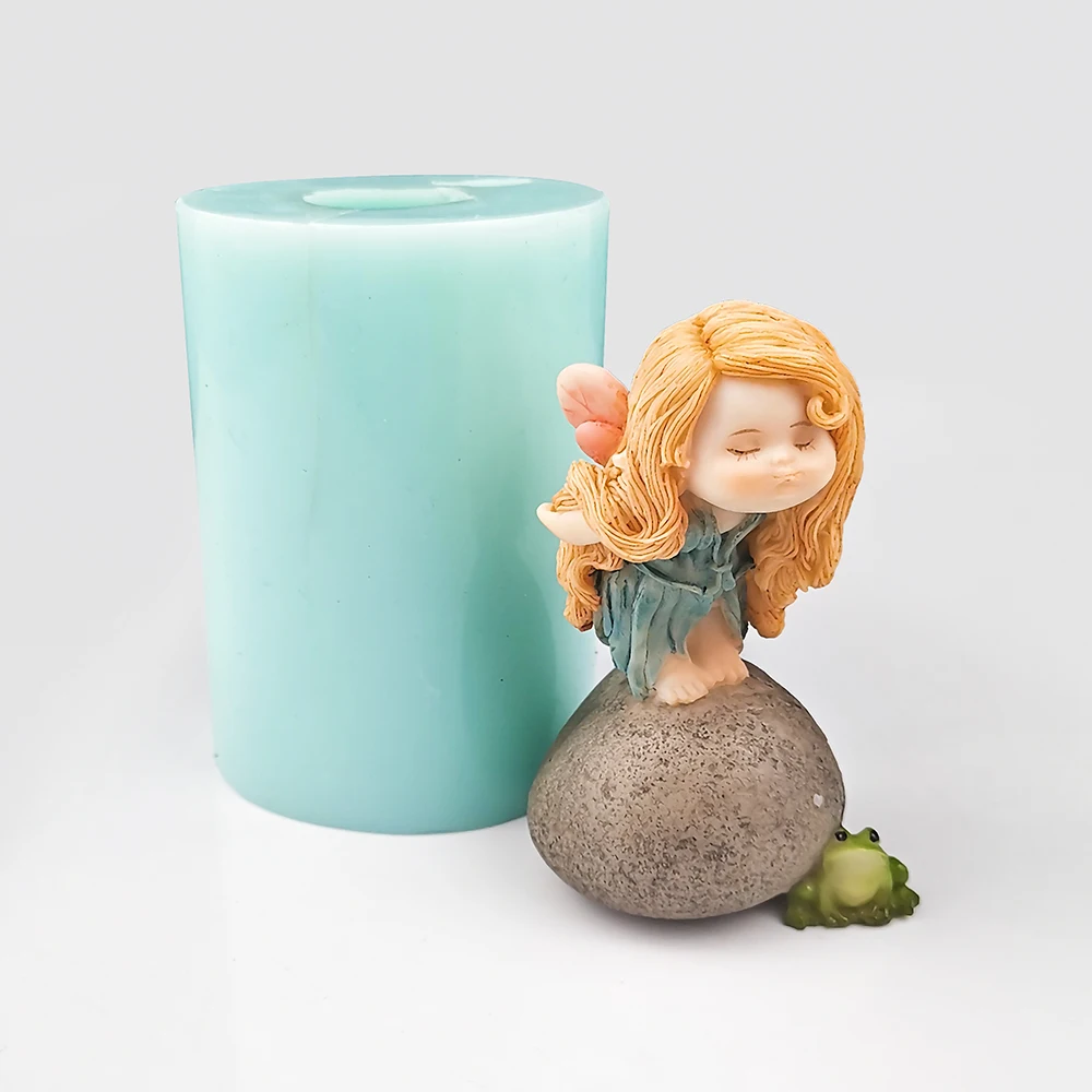 TS0191 PRZY Soap Mold Flower Baby Silicone Cute Flower Fairy With Wings Stone Frog Candle Moulds Soap Molds Clay Resin Moulds
TS0191 PRZY Soap Mold Flower Baby Silicone Cute Flower Fairy With Wings Stone Frog Candle Moulds Soap Molds Clay Resin Moulds