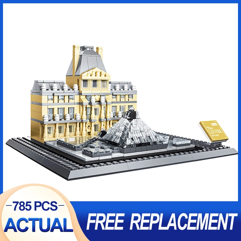 Wange 4213 785pcs Word Architecture Series Louvre of Paris Building Blocks Bricks Toys For Children
Wange 4213 785pcs Word Architecture Series Louvre of Paris Building Blocks Bricks Toys For Children