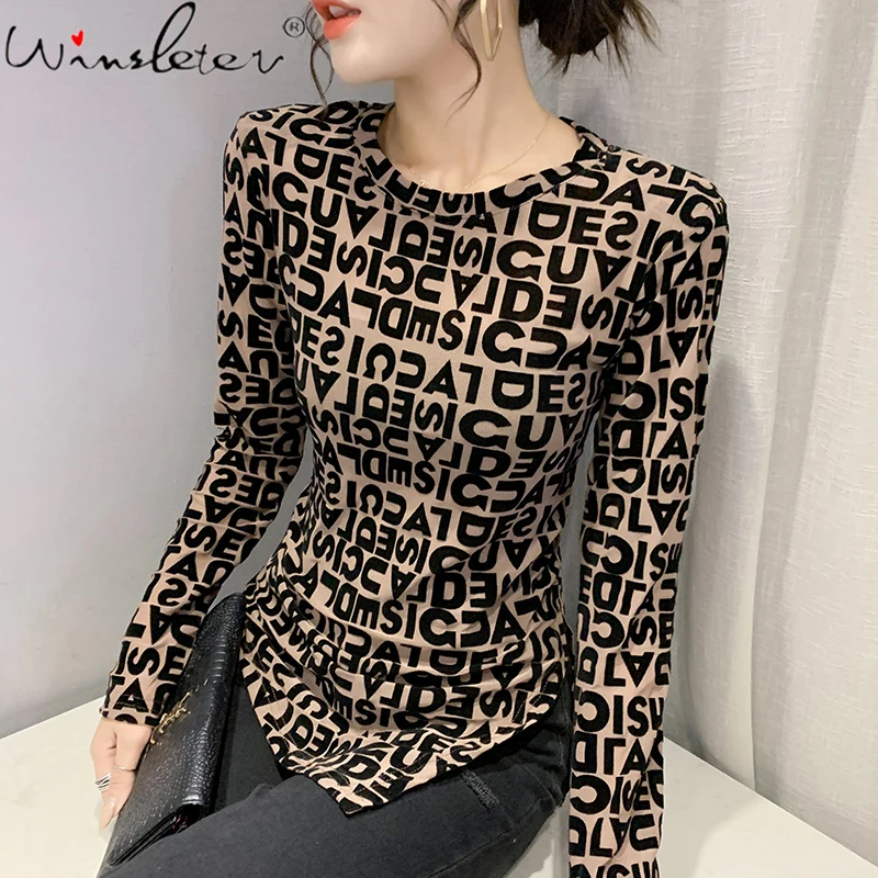 MadBlack Fall Winter European Clothes T-Shirt Sexy O-Neck Print Elastic Women Tops Long Sleeve Bottoming Shirt Tees 2021 T19804A
MadBlack Fall Winter European Clothes T-Shirt Sexy O-Neck Print Elastic Women Tops Long Sleeve Bottoming Shirt Tees 2021 T19804A