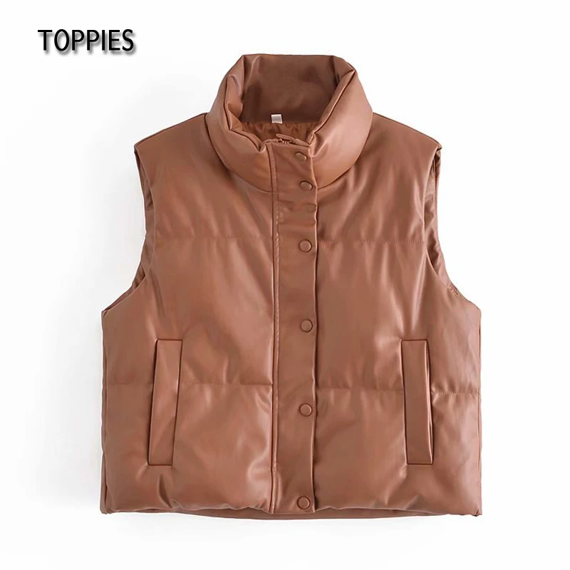Toppies из зимней эко-кожи на буфами на рукавах куртка без подкладки; Без рукавов; Жилет для женщин пальто chaquetas para mujer
Toppies из зимней эко-кожи на буфами на рукавах куртка без подкладки; Без рукавов; Жилет для женщин пальто chaquetas para mujer