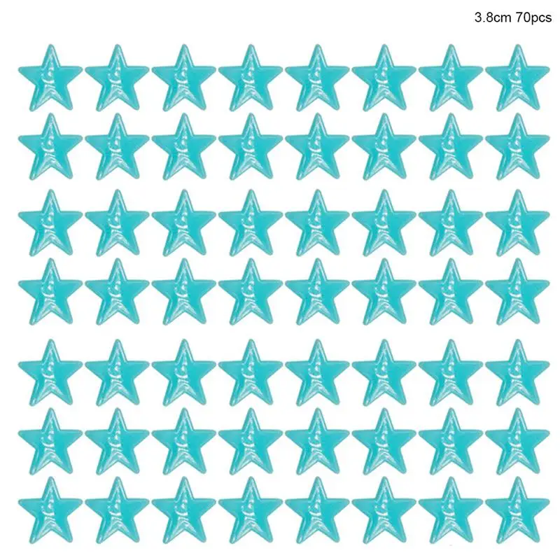Luminous Stickers Plastic Star Wall Stickers Patch Decal Decoration for Kids Bedroom, Light Blue, 3.8cm, 70Pcs
Luminous Stickers Plastic Star Wall Stickers Patch Decal Decoration for Kids Bedroom, Light Blue, 3.8cm, 70Pcs