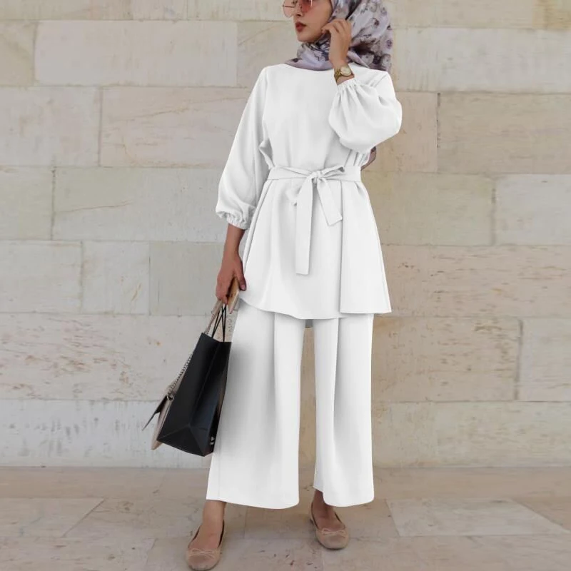 Eid Mubarek Abaya Turkey Hijab Two-piece Muslim Sets Dress Caftan Kaftans Islamic Clothing Abayas For Women Musulman Ensembles
Eid Mubarek Abaya Turkey Hijab Two-piece Muslim Sets Dress Caftan Kaftans Islamic Clothing Abayas For Women Musulman Ensembles