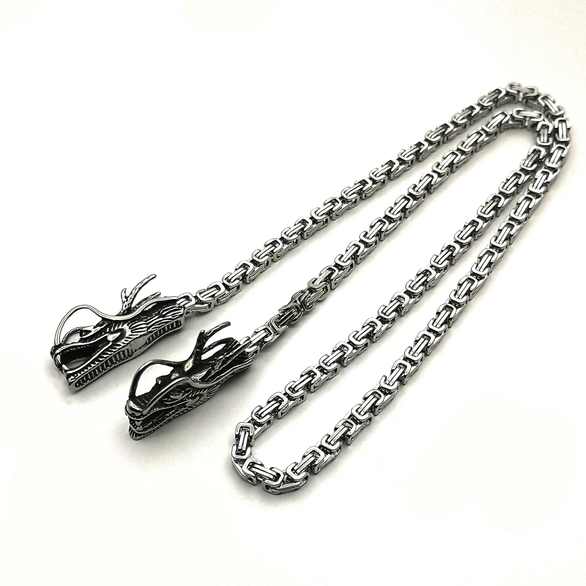 Men stainless steel dragon head norse viking amulet Goat head thor hammer pendant necklace viking king chain
Men stainless steel dragon head norse viking amulet Goat head thor hammer pendant necklace viking king chain