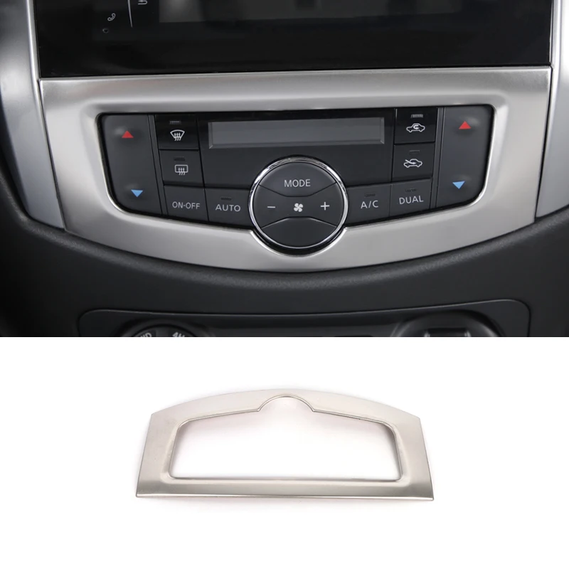 For Nissan Navara 2017 18 19 2020 Stainless Silvery Car air conditioner Switch panel Cover Trim Sticker Car accessories Styling
For Nissan Navara 2017 18 19 2020 Stainless Silvery Car air conditioner Switch panel Cover Trim Sticker Car accessories Styling