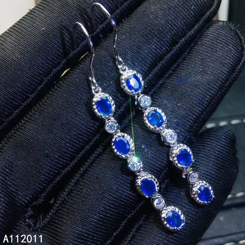 KJJEAXCMY Fine Jewelry 925 sterling silver inlaid natural gemstone sapphire female earrings Eardrop lovely support test
KJJEAXCMY Fine Jewelry 925 sterling silver inlaid natural gemstone sapphire female earrings Eardrop lovely support test