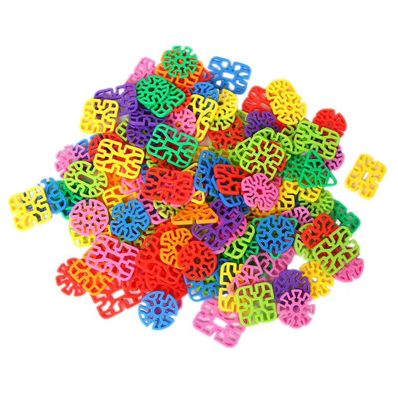 50Pcs Geometry Triangle Snowflake Flake Building Blocks Plastic Splicing Toy Boys Girls Chidren's Educational Toys Birthday Gift
50Pcs Geometry Triangle Snowflake Flake Building Blocks Plastic Splicing Toy Boys Girls Chidren's Educational Toys Birthday Gift
