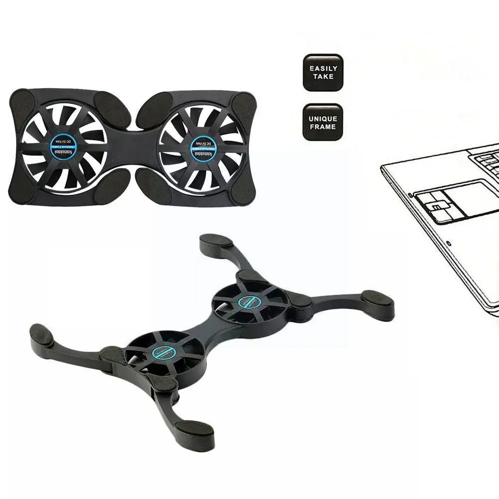 Foldable Laptop Air Cooling Fan Mini USB Notebook Computer Portable Ventilator Cooler PC Radiator Electronic Pad I1J5
Foldable Laptop Air Cooling Fan Mini USB Notebook Computer Portable Ventilator Cooler PC Radiator Electronic Pad I1J5