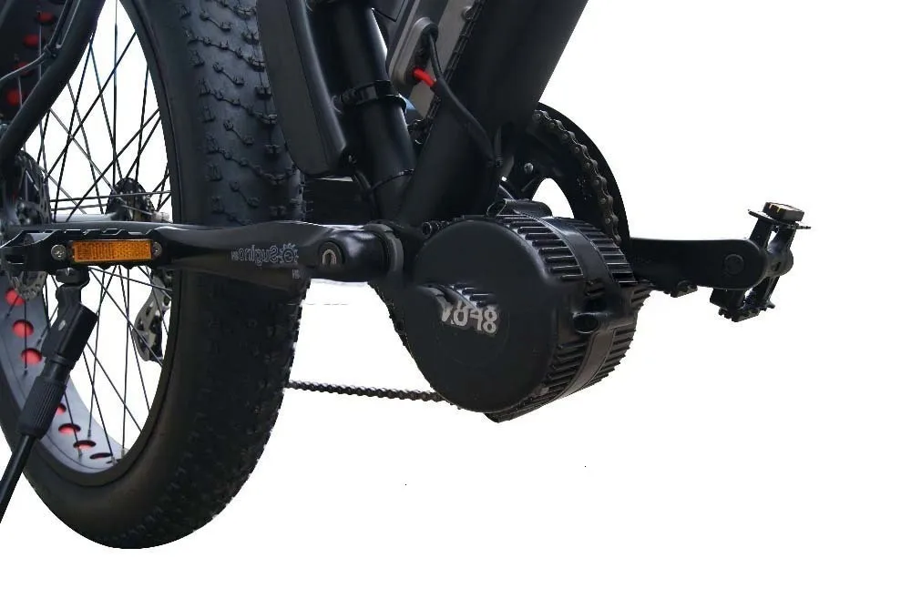 Mid fat tire Электрический велосипед BBS02 привод двигателя e комплект 8 fun bafang